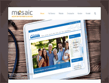 Tablet Screenshot of agentur-mosaic.de